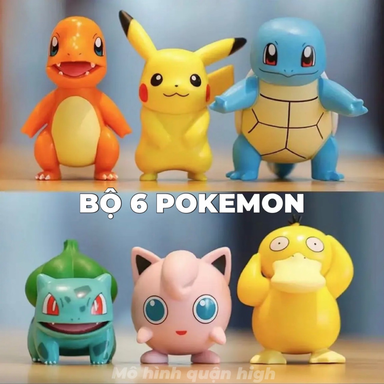 Bộ 6 mô hình Pokémon Pikachu