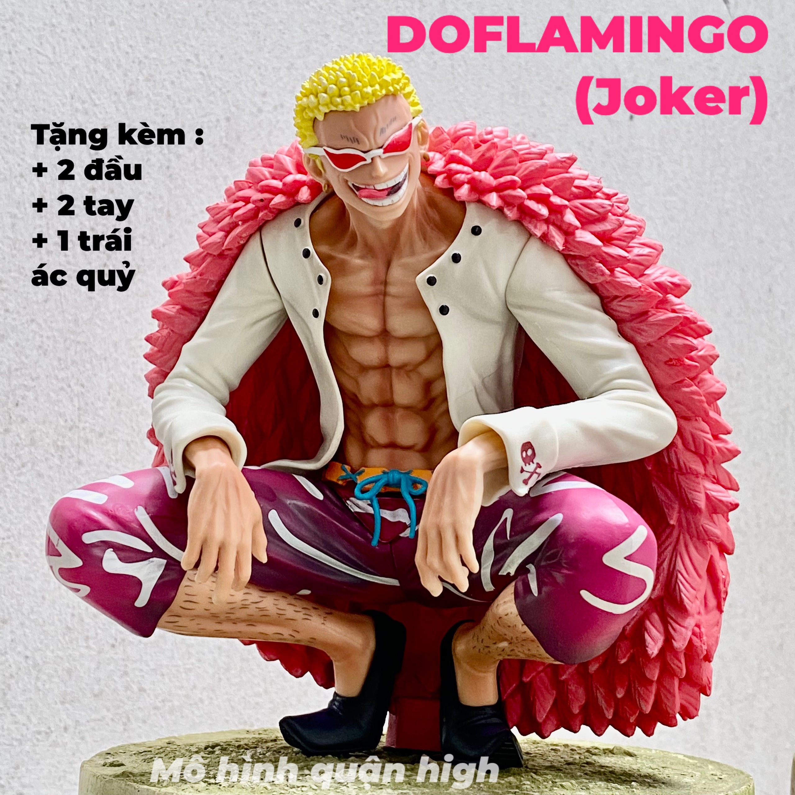 Giảm giá Mô hình Donquixote Doflamingo anime One Piece ngồi ghế sofa   BeeCost